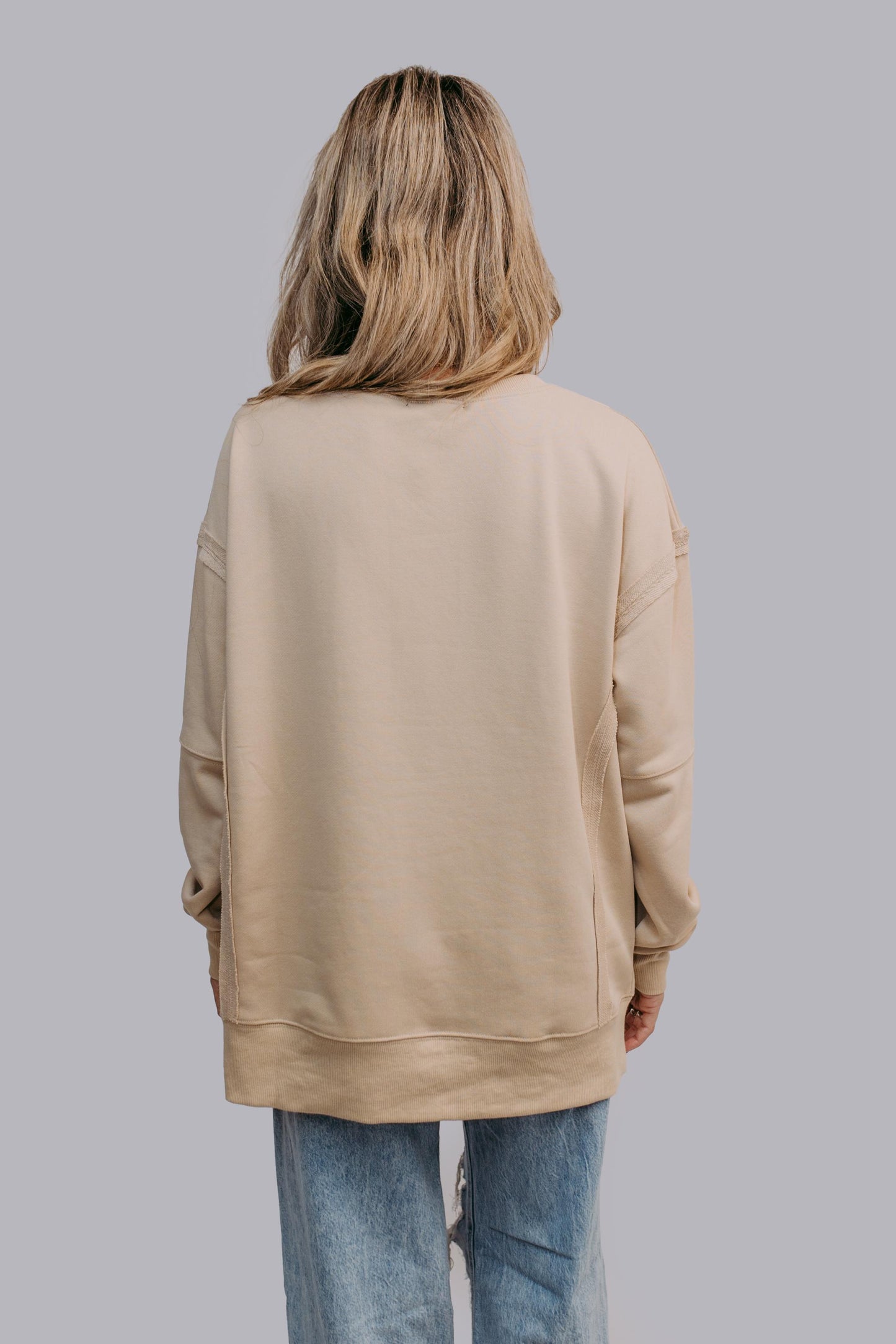 MK481 Cowgirl Sequin and Beaded Sweatshirt