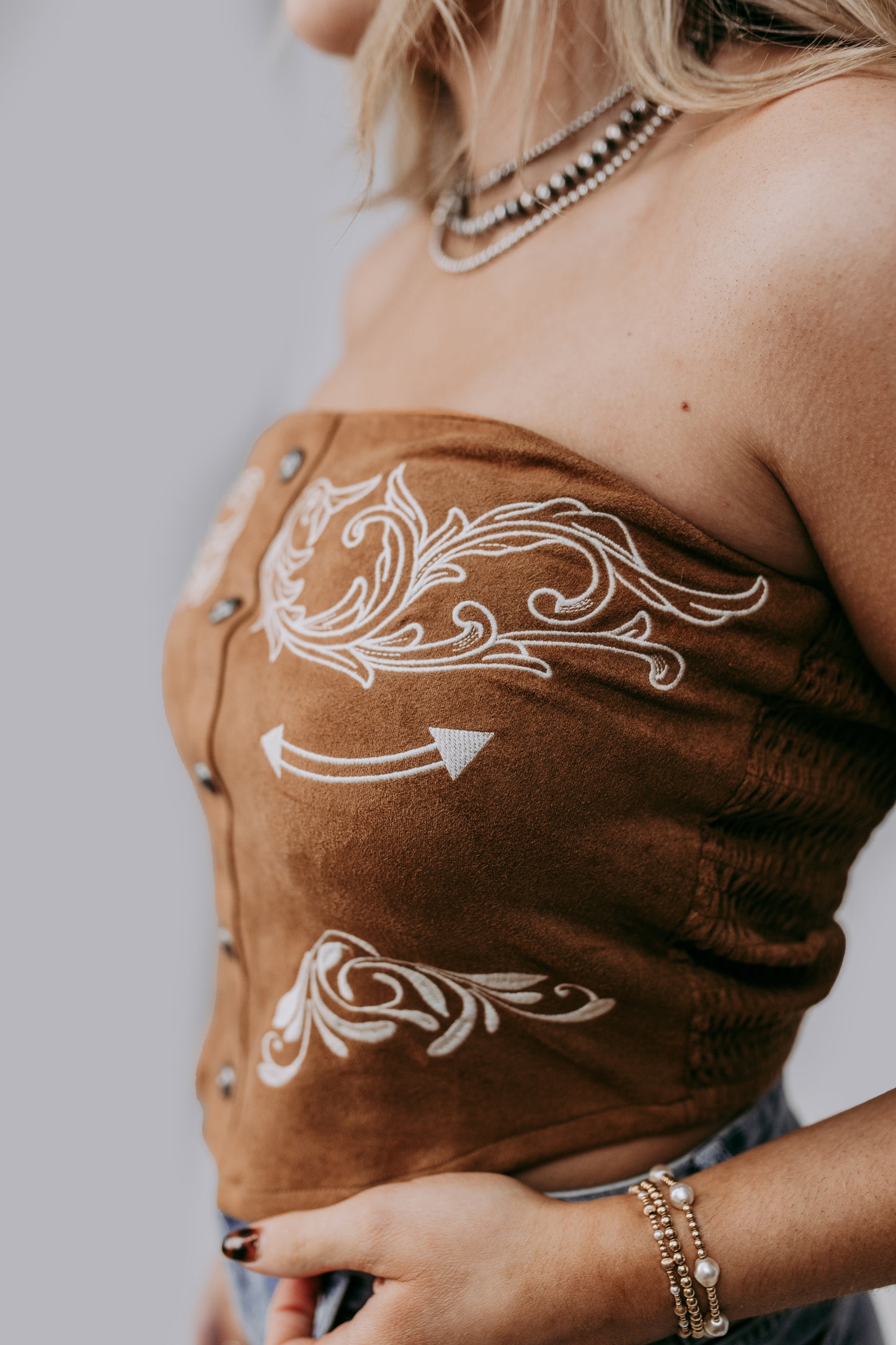 MK663 Western Girl Tube Top