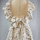 TZ94 Southern Belle Back Tie Blouse