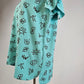 TZ91 Branded Ruffled Sleeve Blouse
