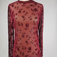 TZ102 Blame it on the Boots Mesh Top