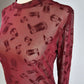 TZ102 Blame it on the Boots Mesh Top