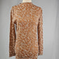 TZ97 Paisley Print Lace Blouse