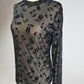 TZ106 Blame It on The Boots Mesh Top