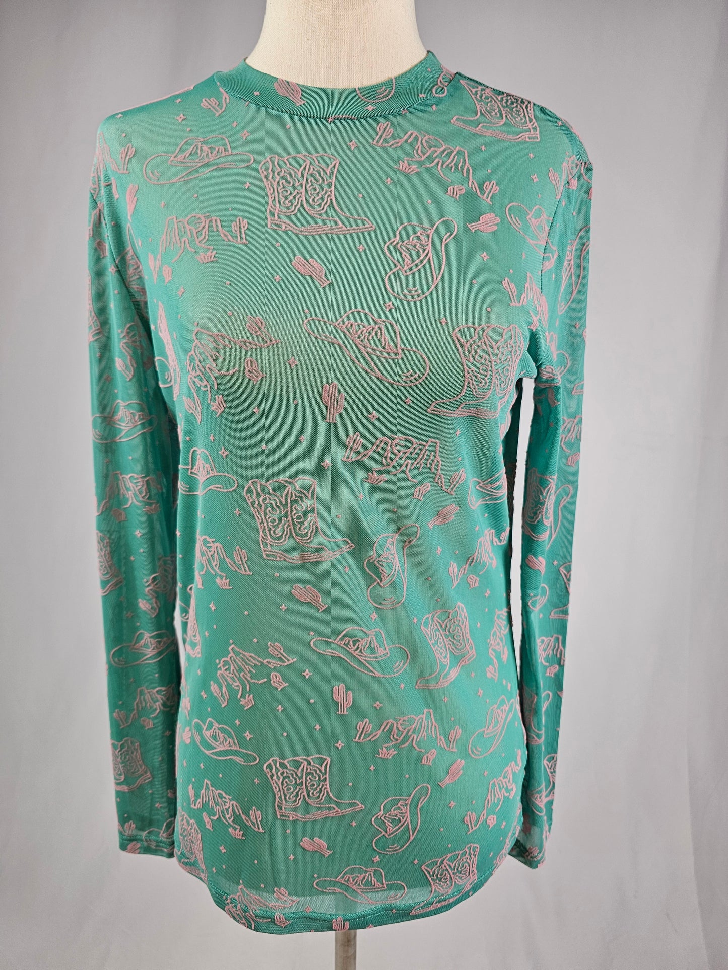 TZ93 Country Nights Mesh Top