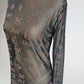 MK474 Branded 3D Print Mesh Top - Black