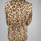 TZ82 Leopard Puff Sleeve Blouse