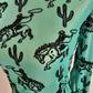 MK397 3D Printed Mesh Top - Turquoise/ Black