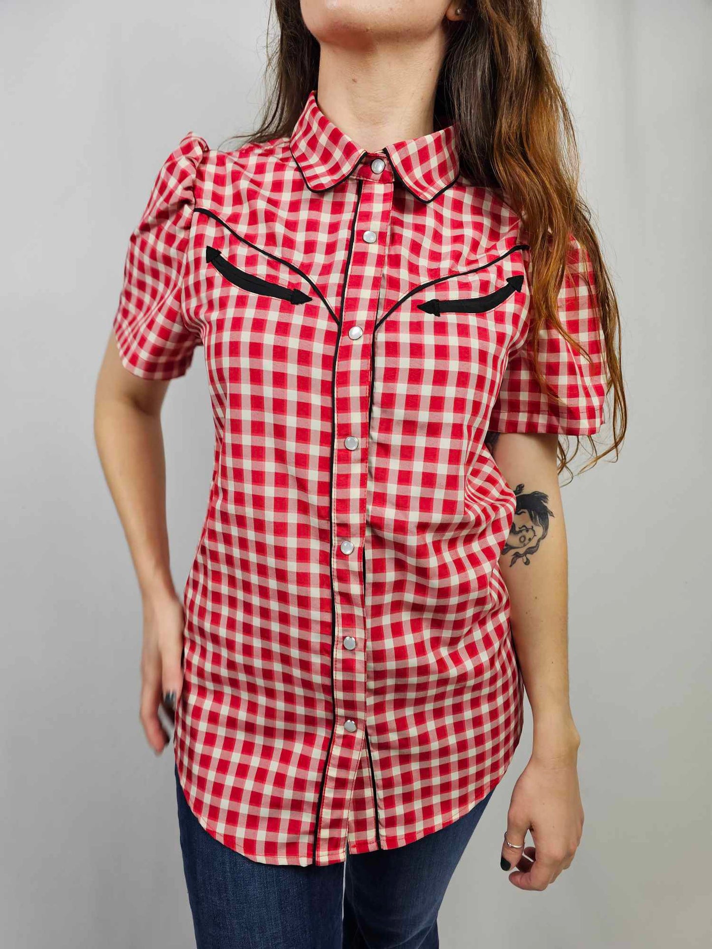 MK611 SL Button Down Shirt - Red