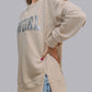 MK481 Cowgirl Sequin and Beaded Sweatshirt