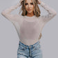 MK599 Sparkle Boots Mesh Top
