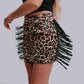 MK321 Fringed Filly SKORT- Leopard