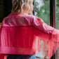 MK168 The Only One Crystal Embellished Fringe Crop Jacket