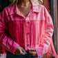 MK168 The Only One Crystal Embellished Fringe Crop Jacket