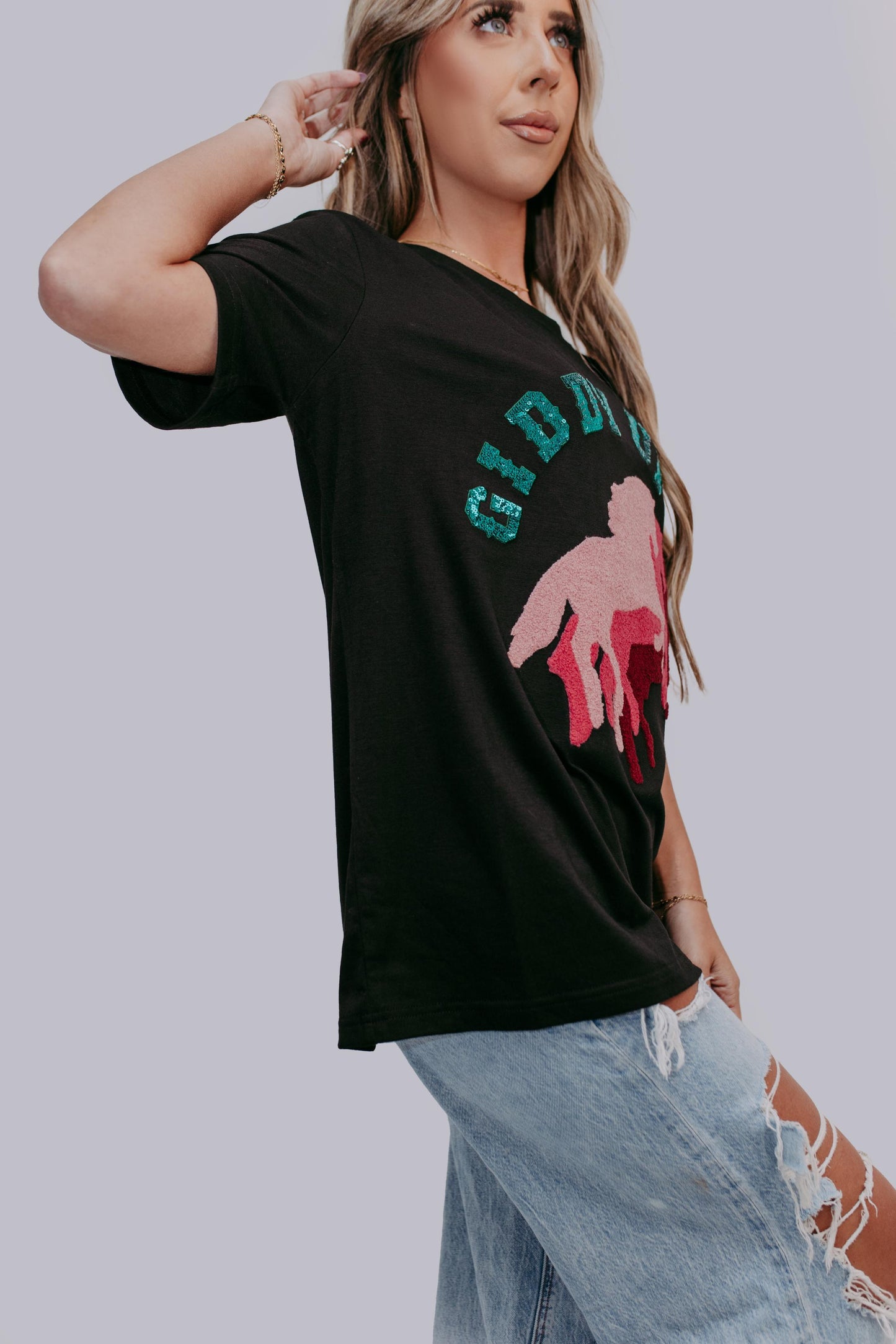 MK488 Giddy Up Horse Tee