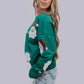 MK423 Santa Baby Sequin Embroidered Sweatshirt
