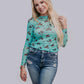 MK462 Branded LS Mesh Top