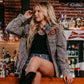 MK749 Wild West Embroidery Denim Shacket