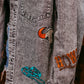 MK749 Wild West Embroidery Denim Shacket