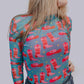 MK165 Yee Haw Long Sleeve Mesh Top - Multi