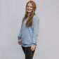 MK159 Basic Acid Washed Sweatshirt - Blue