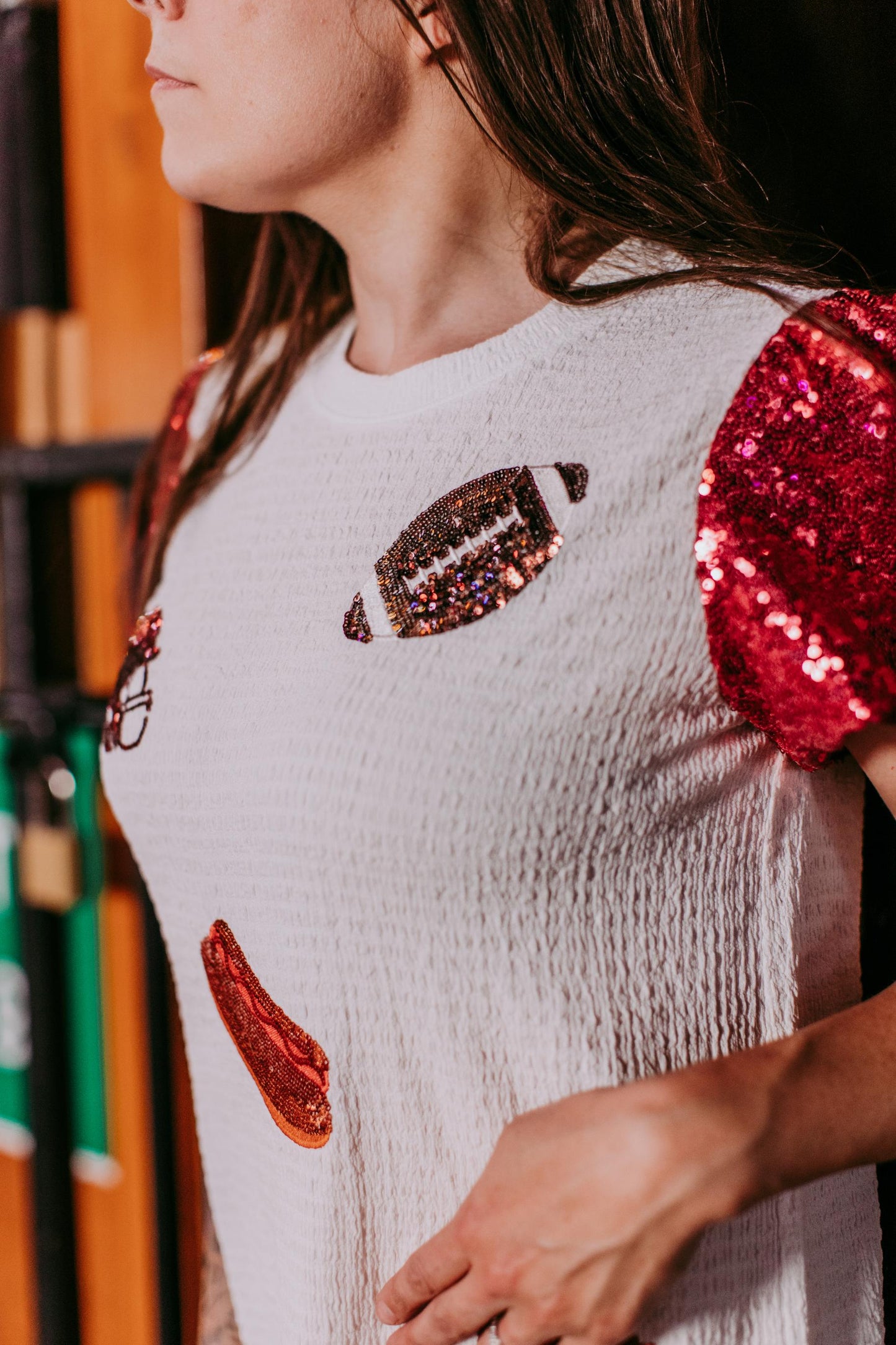 MK378 Game Day Sequins Dress