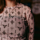 MK535 Cow head Aztec Mesh Top