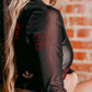 MK517 Christmas LS Mesh Top