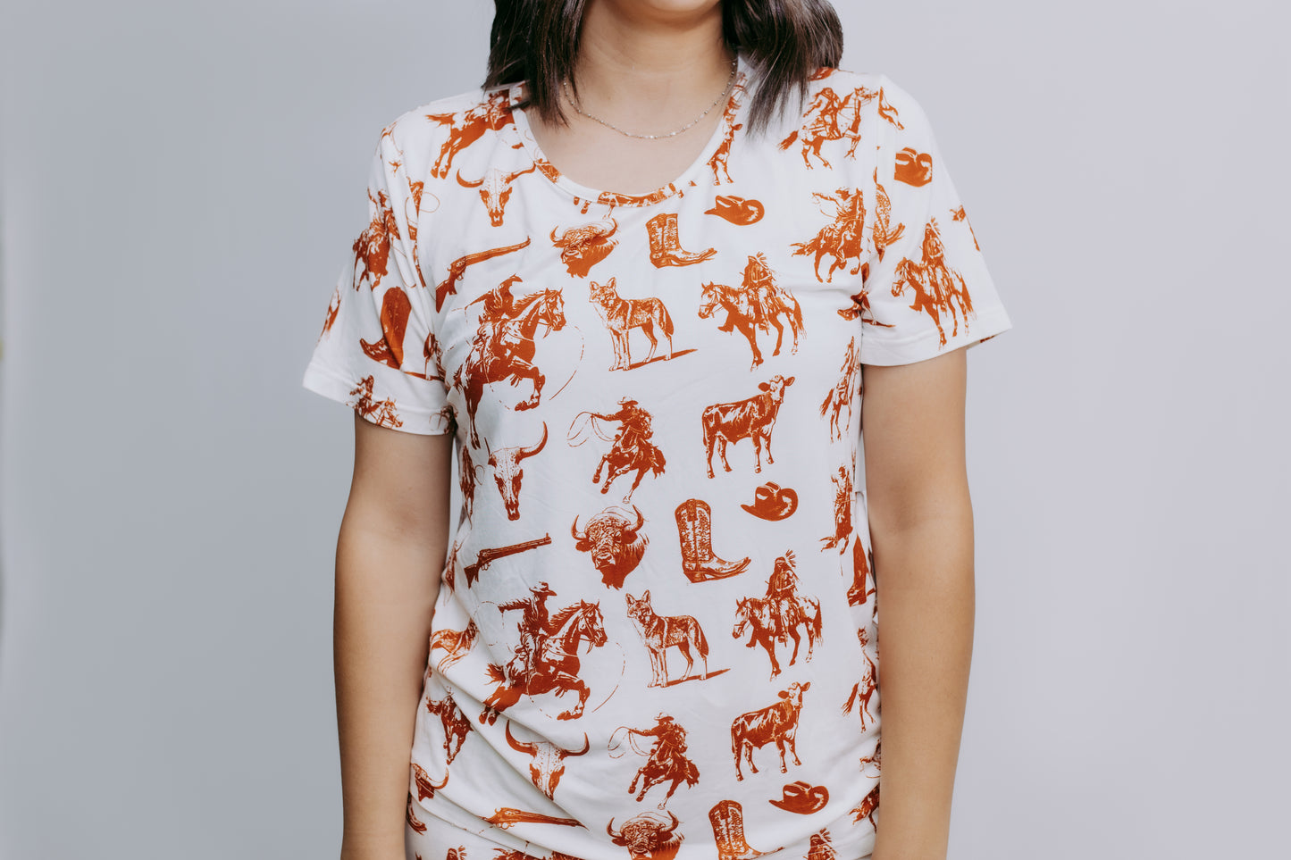 TZ33 Cowboys & Indians Modal Pajamas Shorts sets
