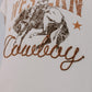 MK666 Western Cowboy Roped Embroidery T Shirt