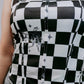 MK629 Checkered Corset