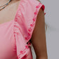 MK631 Back Bow Boot Blouse