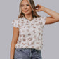 MK668/619 Branded Ruffled Sleeve Blouse