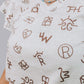 MK668/619 Branded Ruffled Sleeve Blouse