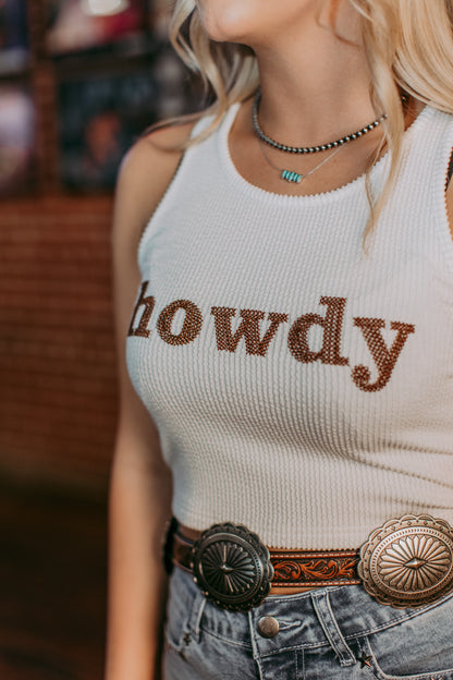 MK692 Howdy Crop Tank