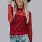 MK570A Flower Lace Top