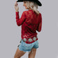 MK570A Flower Lace Top
