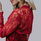 MK570A Flower Lace Top