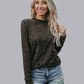 MK479 Tooled Leather Mesh Top