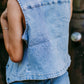 MK411 Sterling Denim Vest