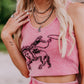 MK428 Bronc Bustin Weekend 2 Piece Crop Set - Pink