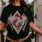 MK430 Desperado Sequin Embroidered Tee Dress