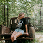 MK494 Enjoy the ride Gold Foil SL Tee