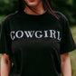 MK406 Cowgirl 3D Sequin Embroidered Tee