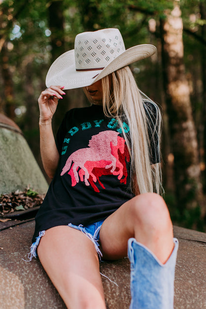 MK488 Giddy Up Horse Tee