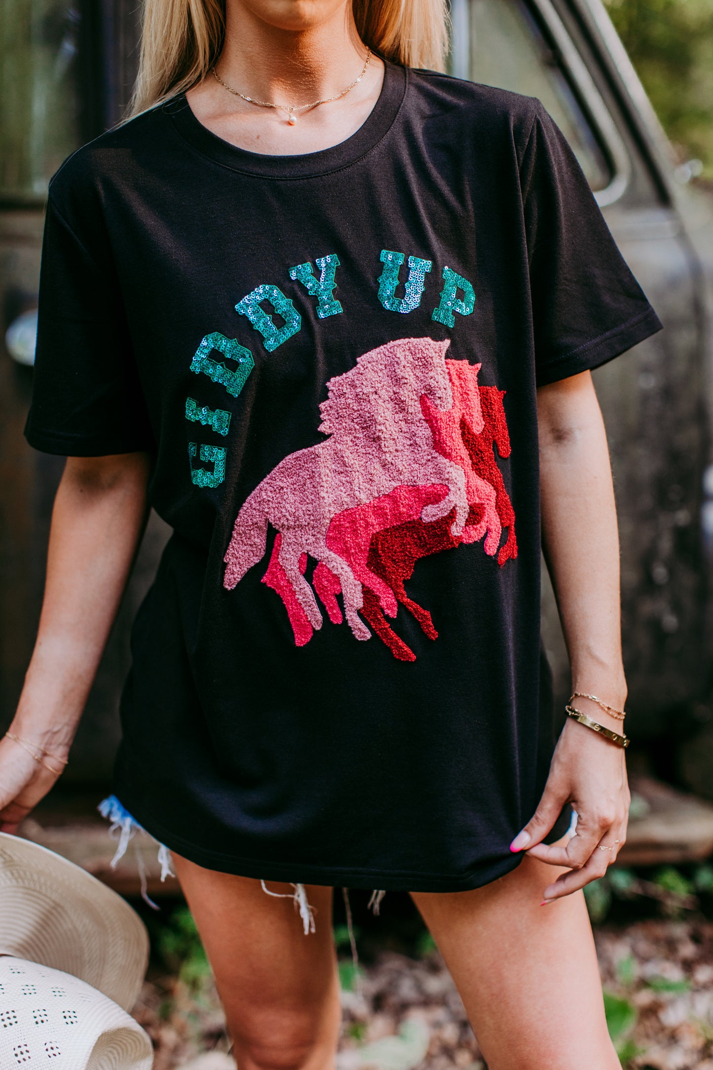 MK488 Giddy Up Horse Tee