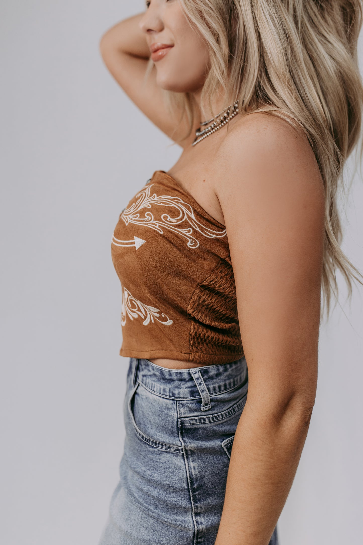 MK663 Western Girl Tube Top