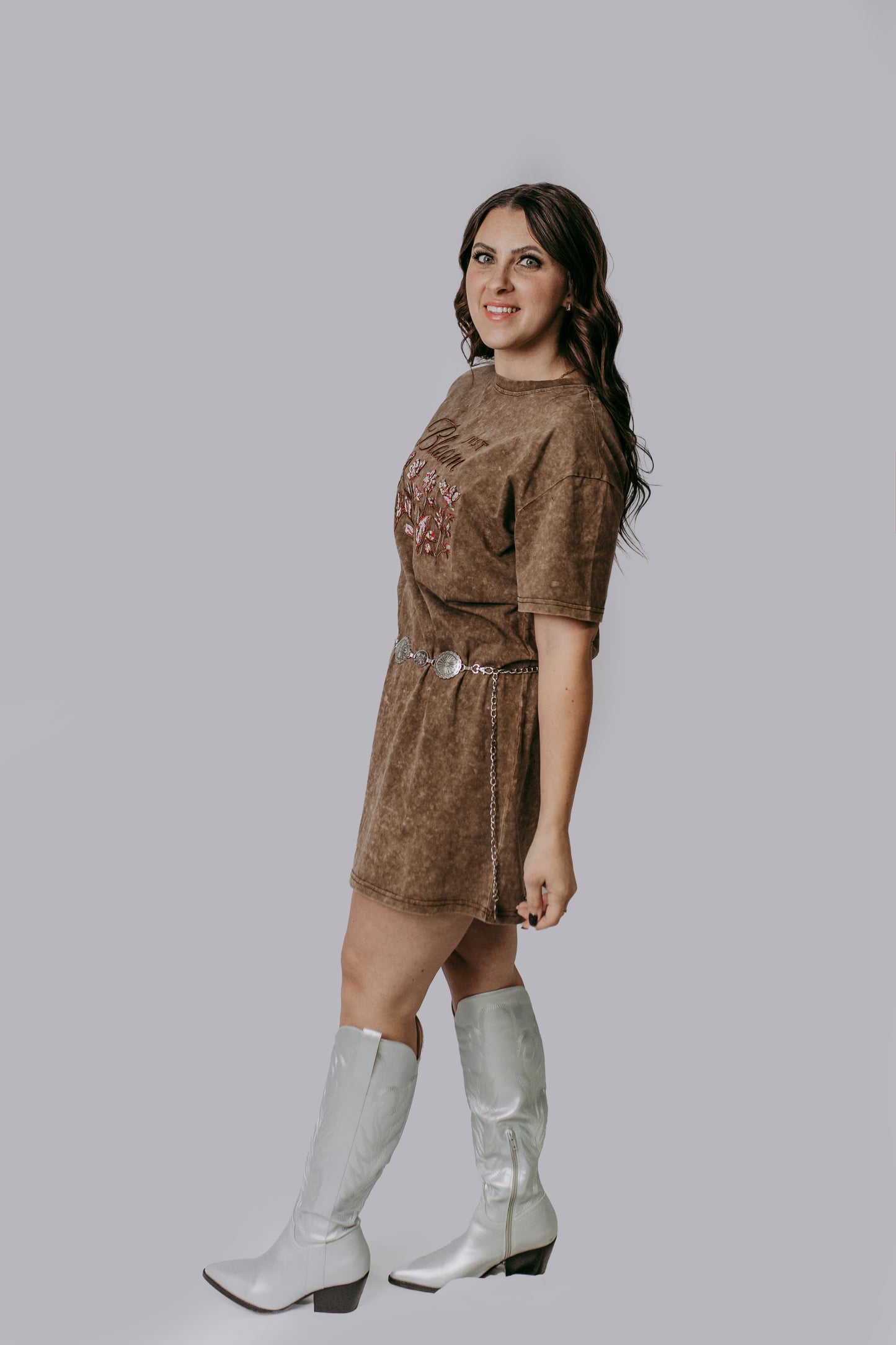 MK415 Bloom T-Shirt Dress