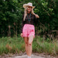 MK397 Velvet Mesh Top