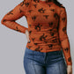 MK726 Southern Soul Velvet Mesh Top
